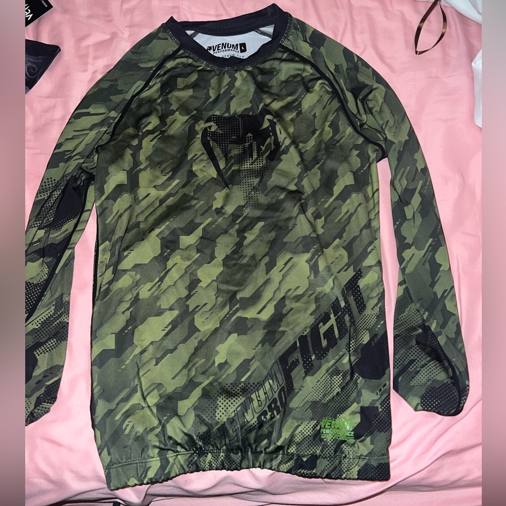 Camouflage long sleeve UFC VENUM rashguard